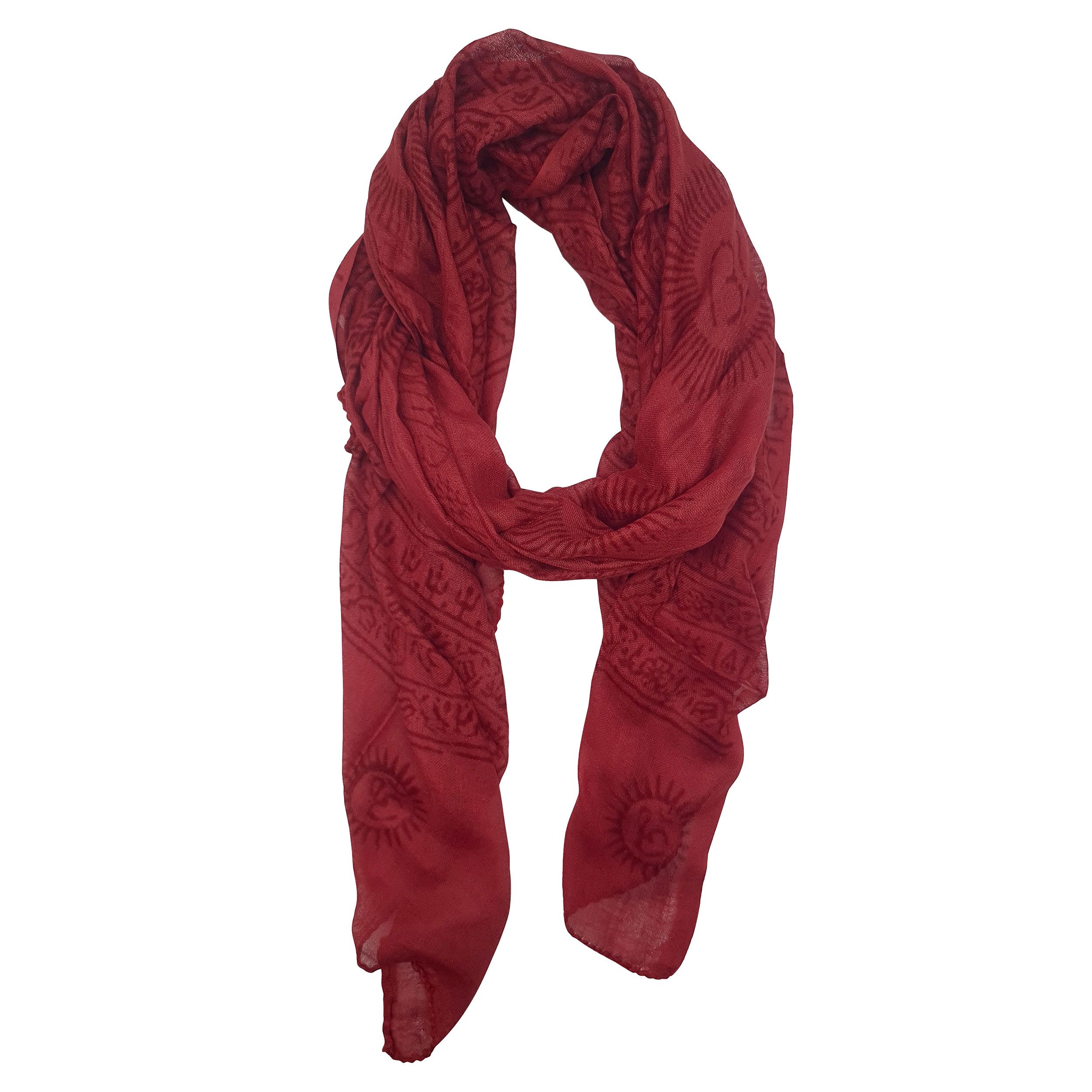 Foulard yoga om 100% viscose origine inde