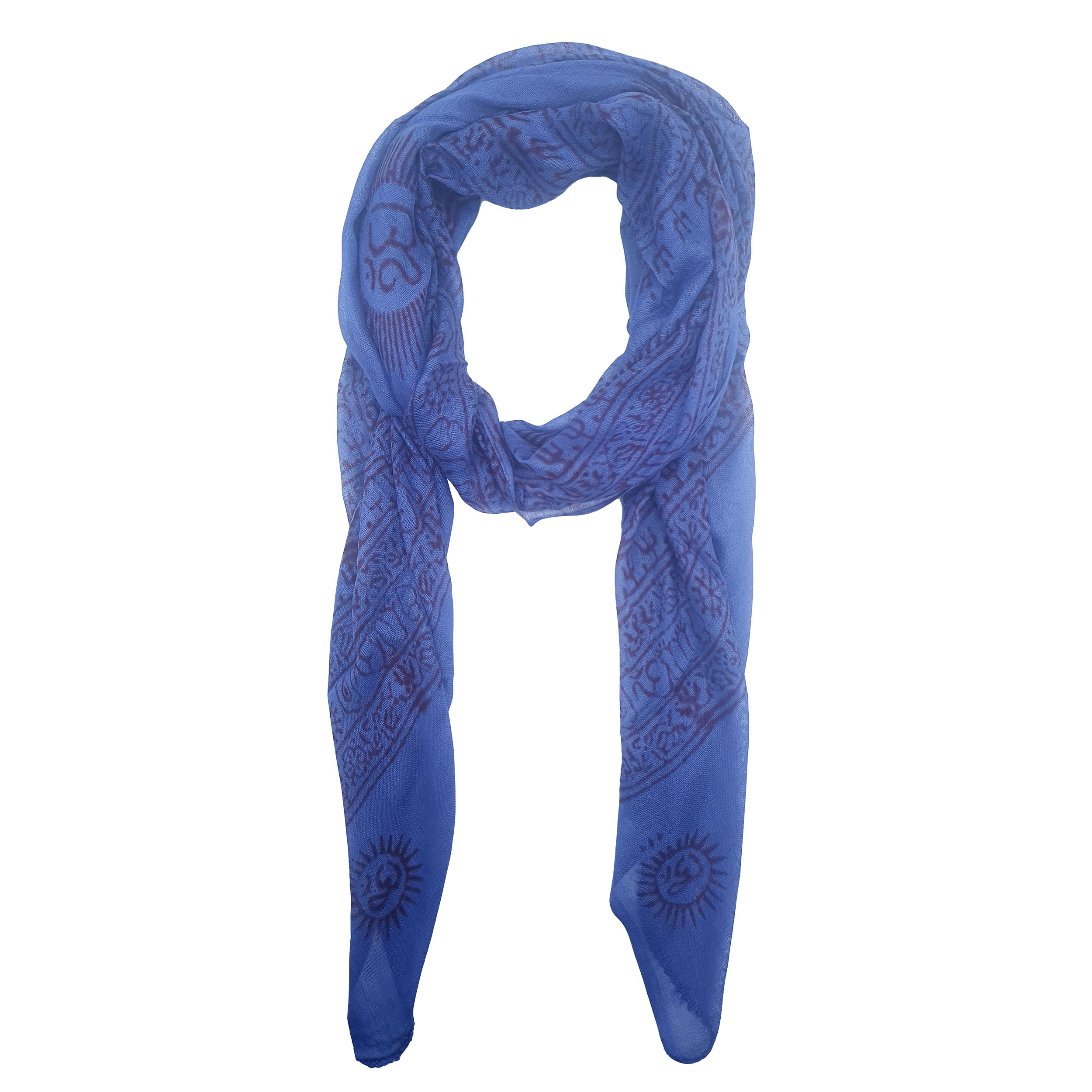 Foulard yoga om 100% viscose origine inde
