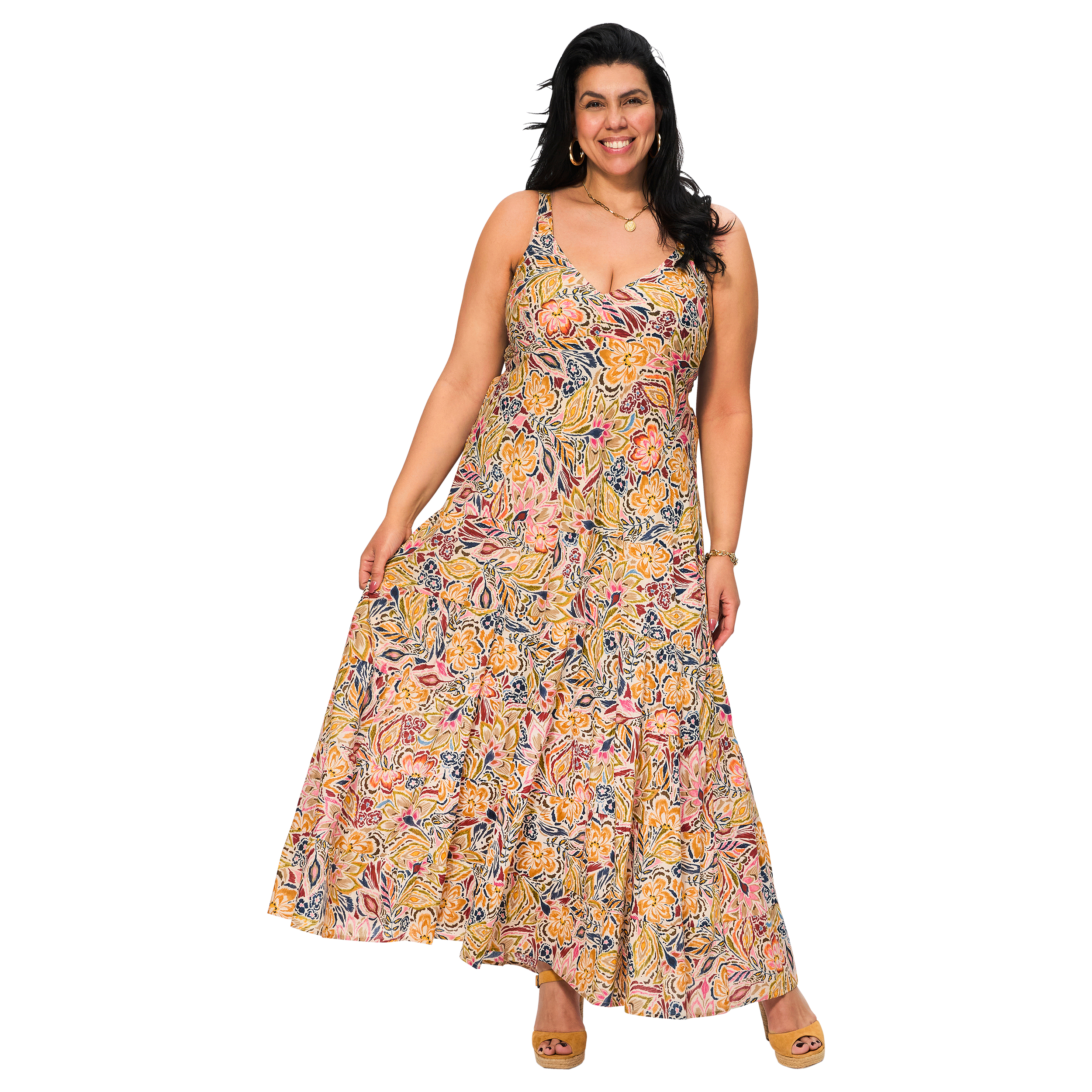 Robe été longue sans manches Stefana - Akoustik Online