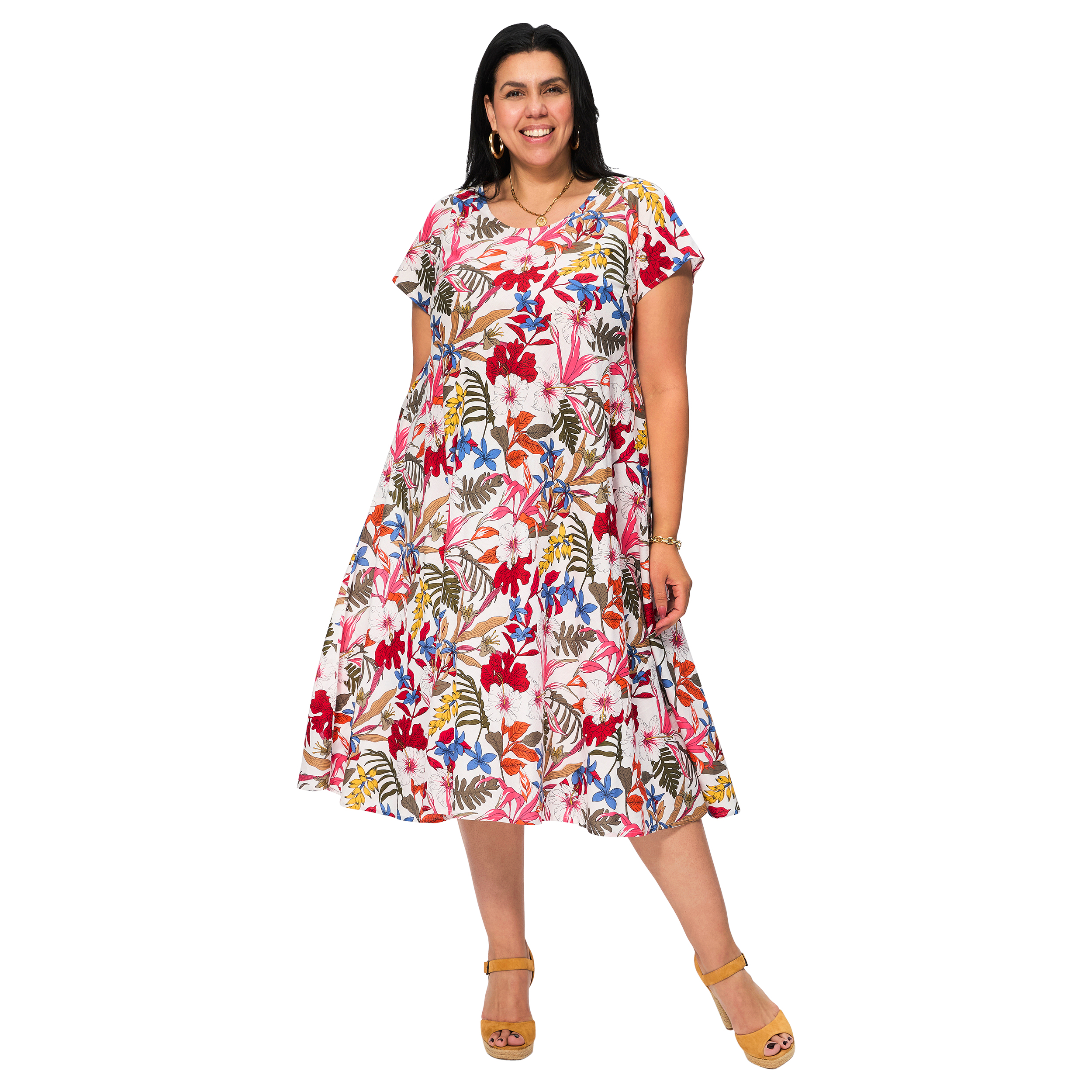 Robe été mi-longue manches courtes Farley - Akoustik Online