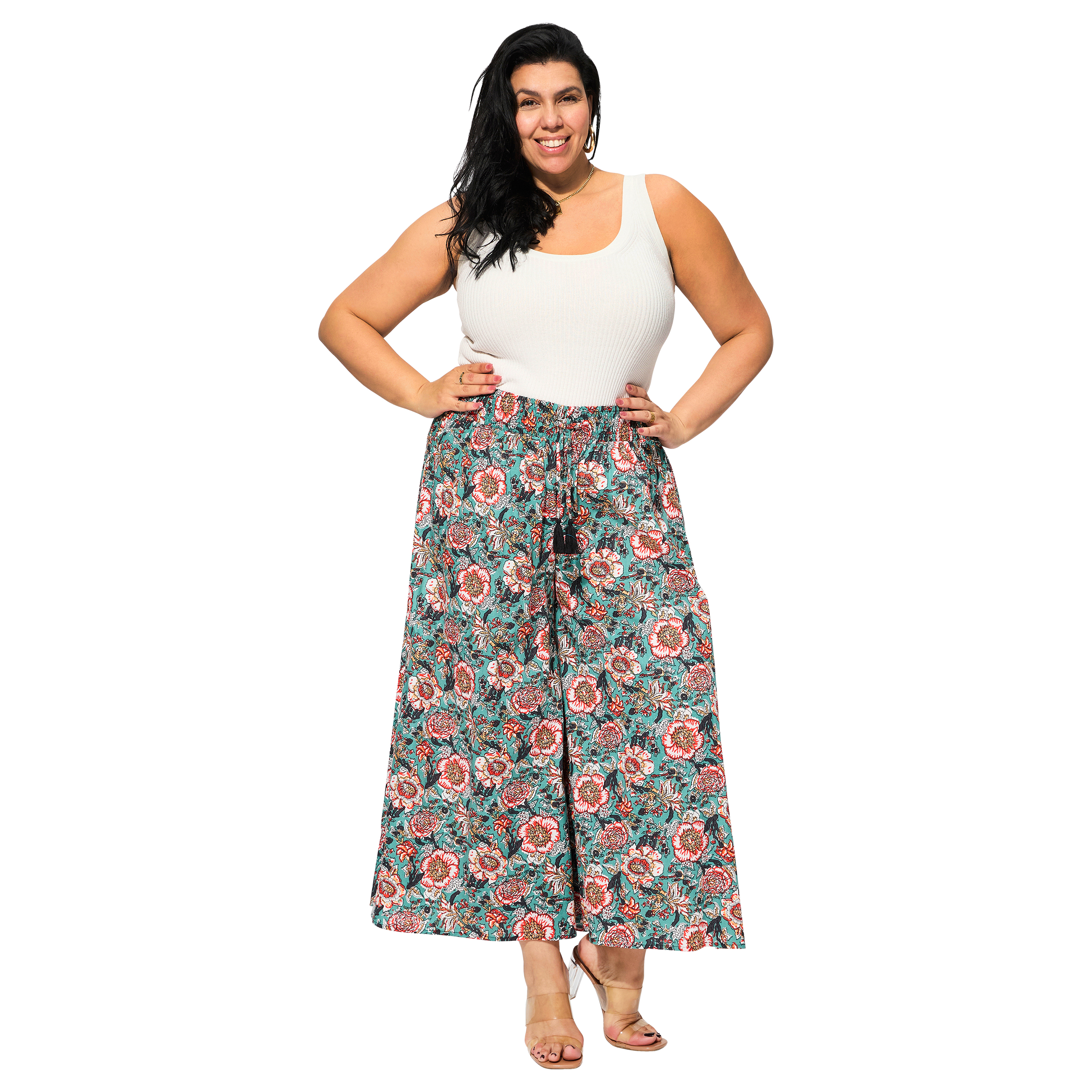 Pantalon été long Clíona - 100% coton - Akoustik Online