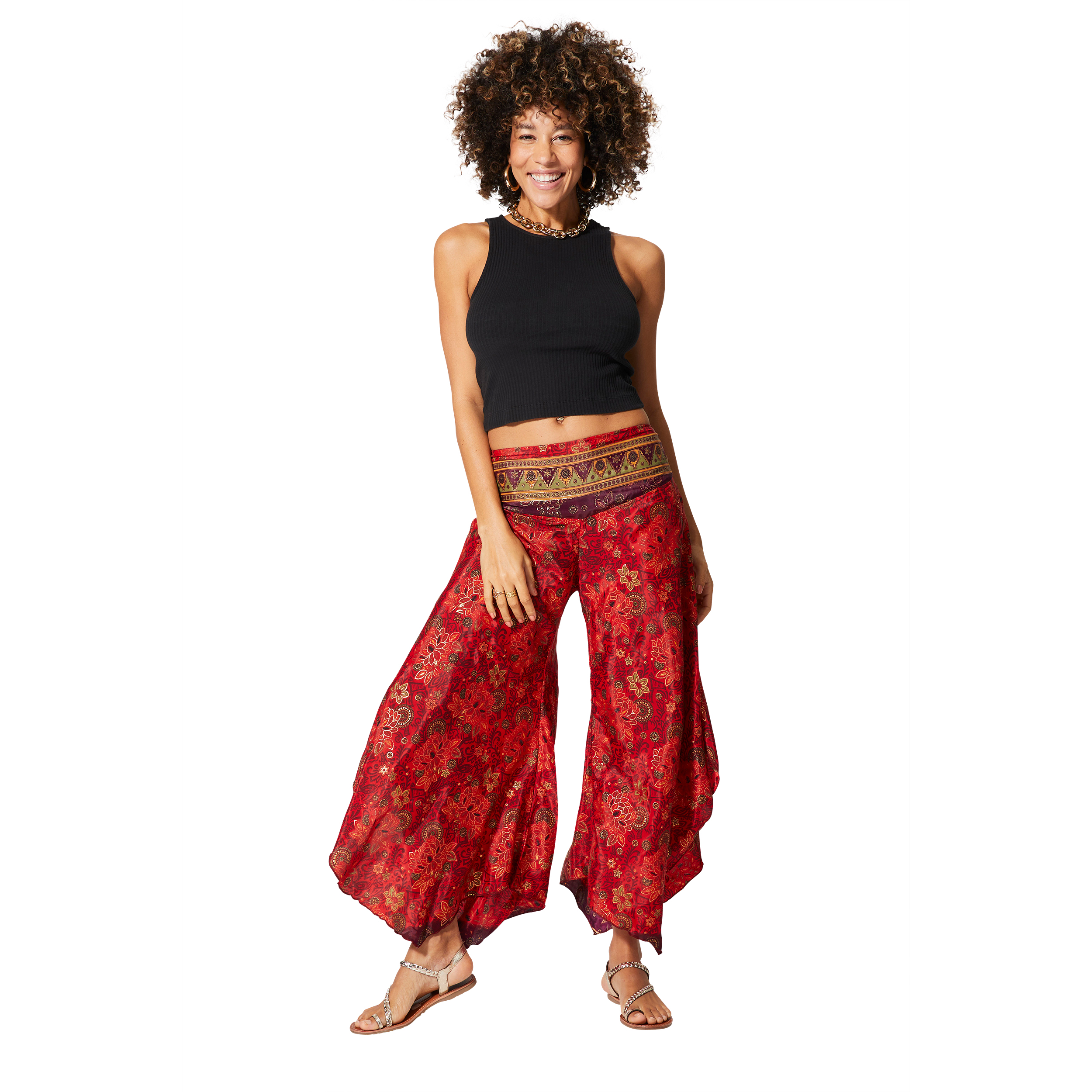 Pantalon été asymétrique Pero - 100% polyester - Akoustik Online