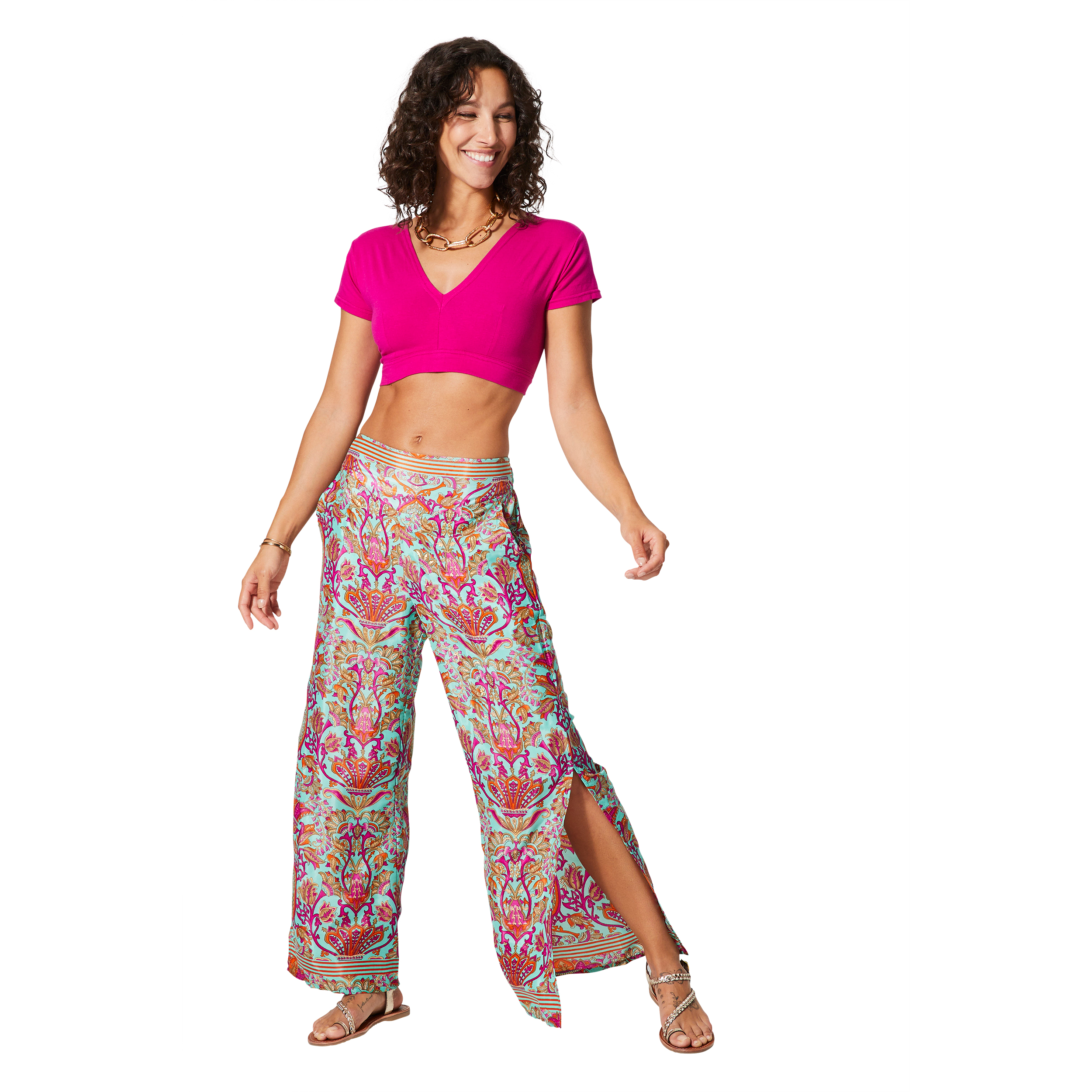 Pantalon été long Janina - 100% polyester - Akoustik Online