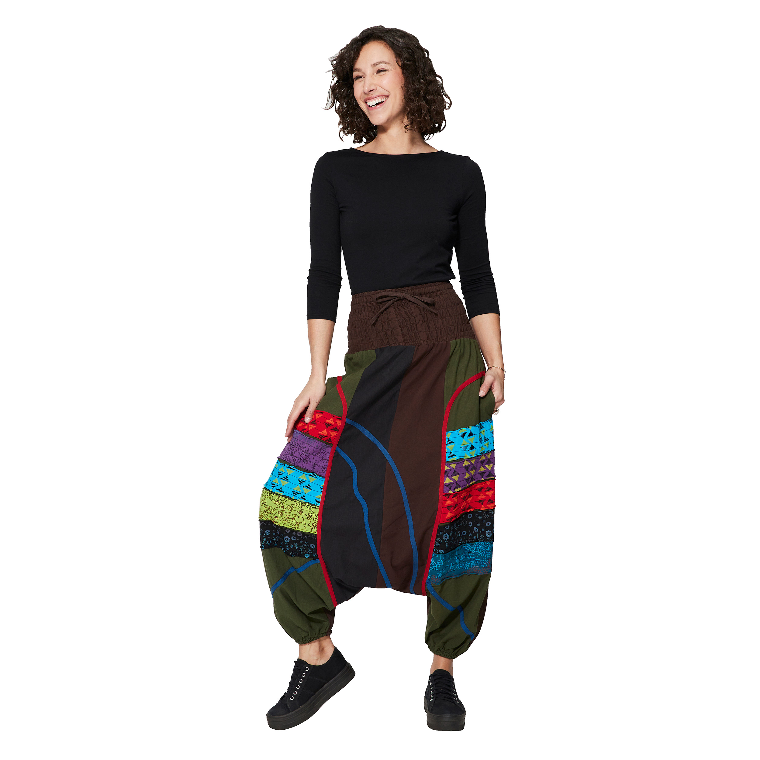 Pantalon femme coton ete Nepal Merita