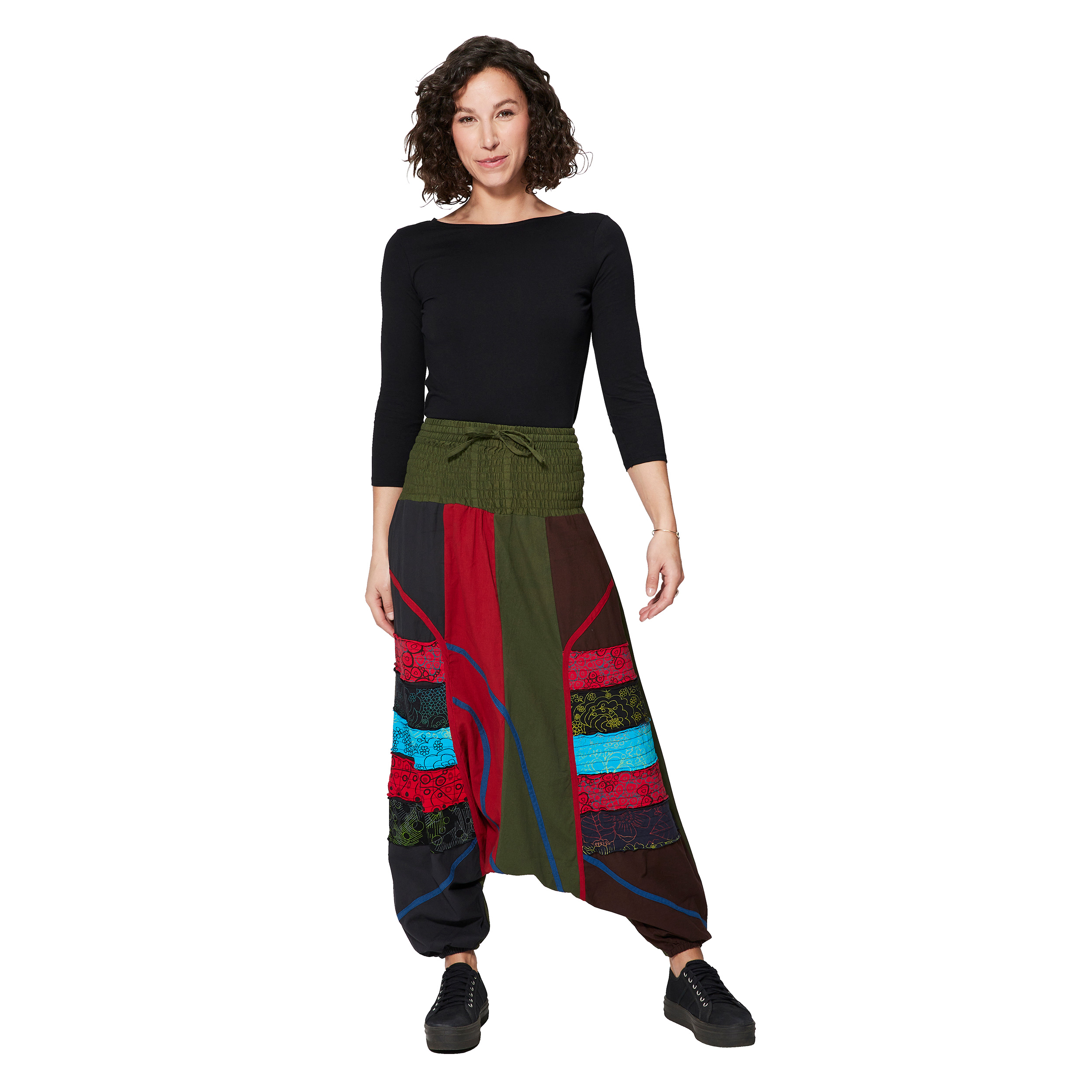 Pantalon femme coton ete Nepal Keri