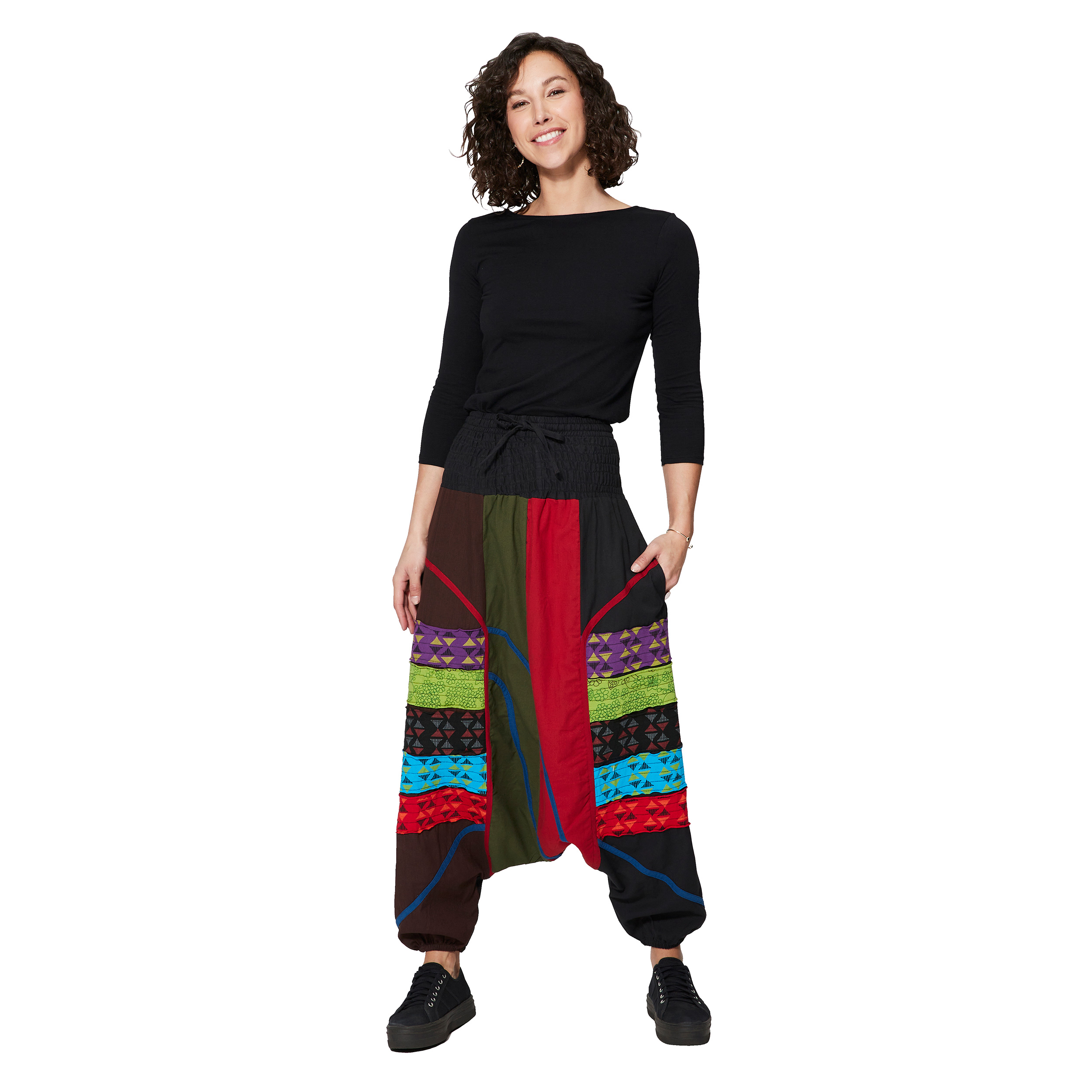 Pantalon en coton pour lete fabrique au Nepal Neus
